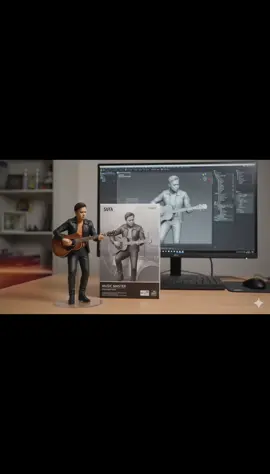 #Google AI Studio Prompt: There are two hands lifting the statue while turning it left and right after putting it back down.