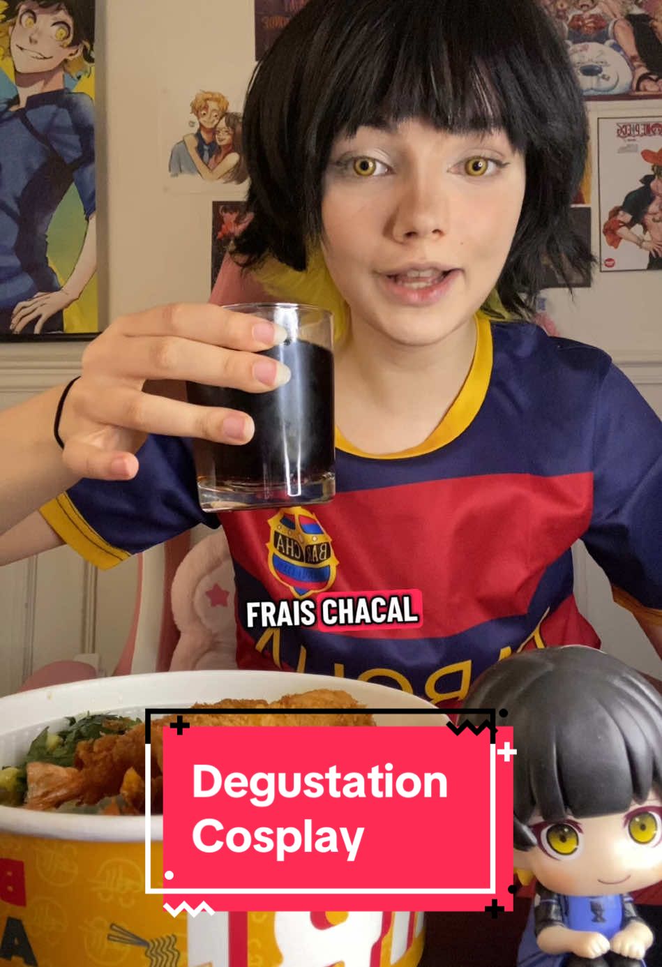 Où est passée Inari ?!!!!! Dégustation de curry coco riz boeuf thaïlandais en cosplay Bachira ! Pour ceux qui connaissent pas le concept : je suis juste déguisée en un personnage d’anime (blue lock)  ##pourtoi##degustation##curry##mukbang##bachira