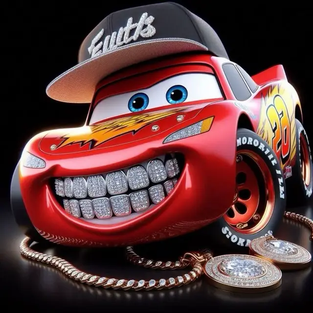 Just a girl who loves Cars 🤏🏾❤️ #fyp#Disneycars#lightingmcqueen#blondie