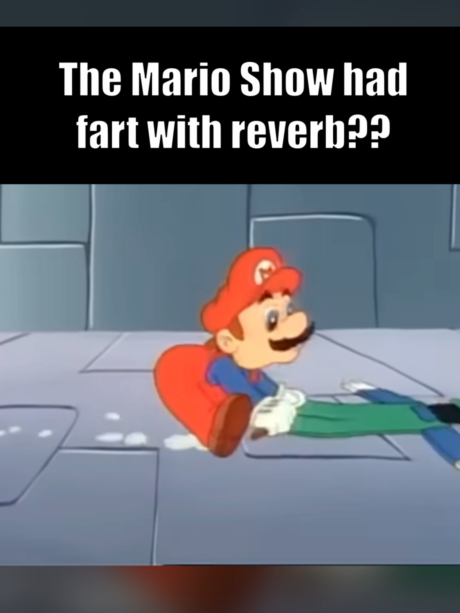 MamaLuigigetsflattenedwithreverb.wav #vinesauce #vinesaucevinny #youtuber #streamer #fyp #mario #fart #meme #supermarioshow #gaming