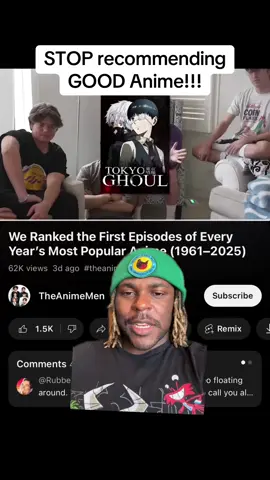 Stop Reccomending people good anime. The Animemen are tourists. #anime #animetiktok #animetok #animefyp #slackersroom  