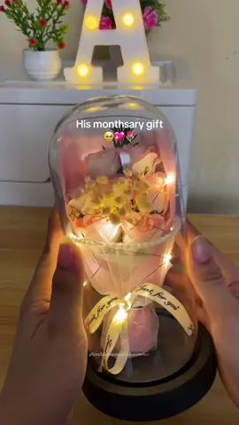 oh to receive a flower na hindi nalalanta 🥰🌷✨ #giftideas #giftforher #flowerbouquet #gift #giftforgirlfriend 