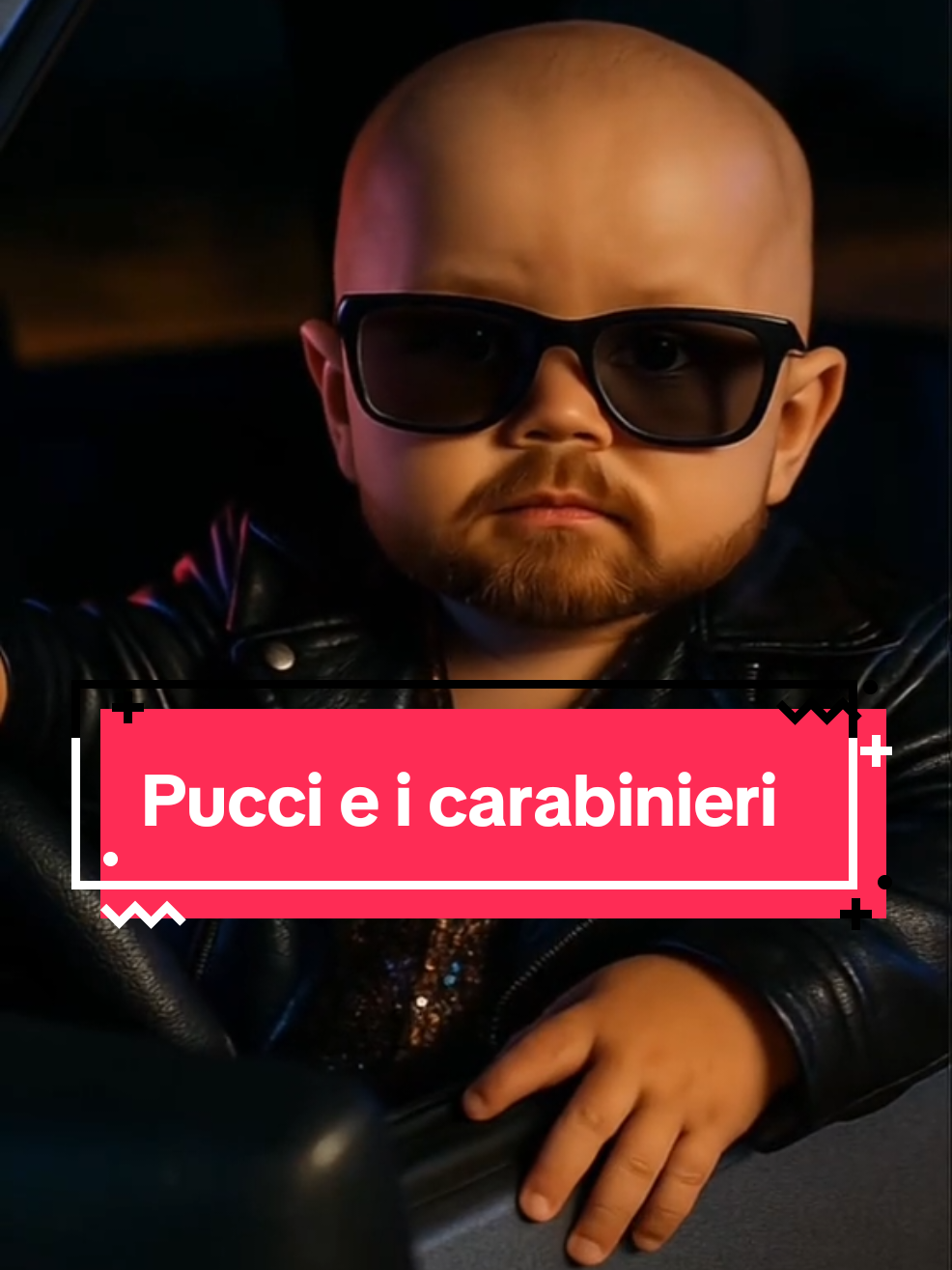 Baby Pucci, notte folle in discoteca e sguardo da vero duro 😎✨ Fermato dalla volante… ma come fermi un boss grande appena un metro? 🚔👶