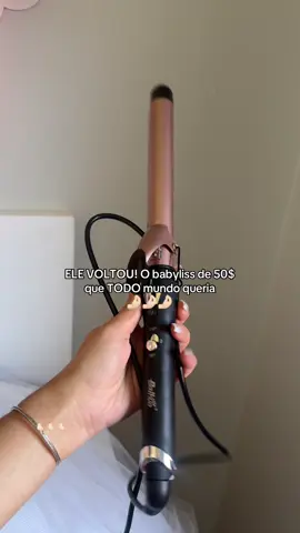 Babyliss de 50$ voltou pro estoque 🤌🏻🤌🏻  #babyliss #promocao #tiktokshop #cabelos 
