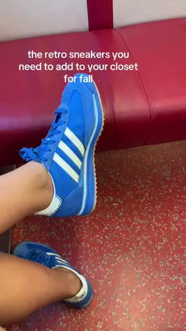 Retro vibes never go out of style 🔵🤍 These Adidas SL 72s are the ultimate fall sneaker—chic, comfy, and go with everything 🍂✨ #adidassl72 #sneakertrend #fallstyle #tiktokshopcreatorpicks #sneakerobsessed
