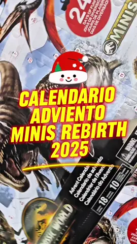 Cada vez más cerca de nuestra época favorita🎄🎁!! A celebrar con el Calendario Adviento de minis Rebirth 🦖🥳. #noentiendeslavibra #navidad #minisjurassicworld #jurassicworldrebirth #adviento 