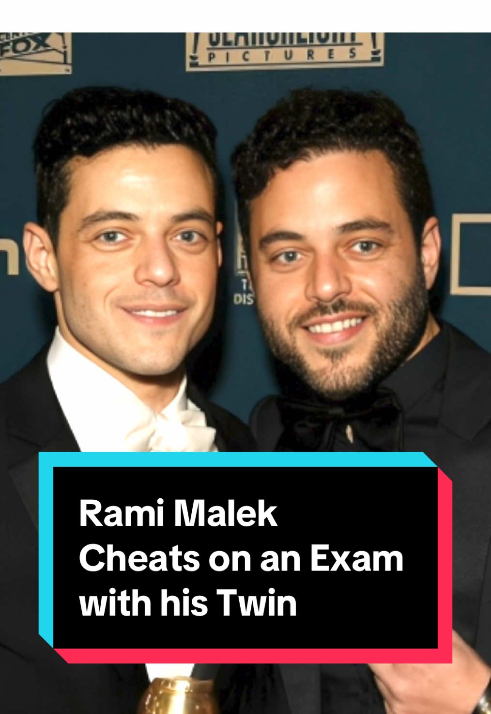Rami Malek has a Twin Brother?!  Follow for more ❤️ #ramimalek #twin #bohemianrhapsody 