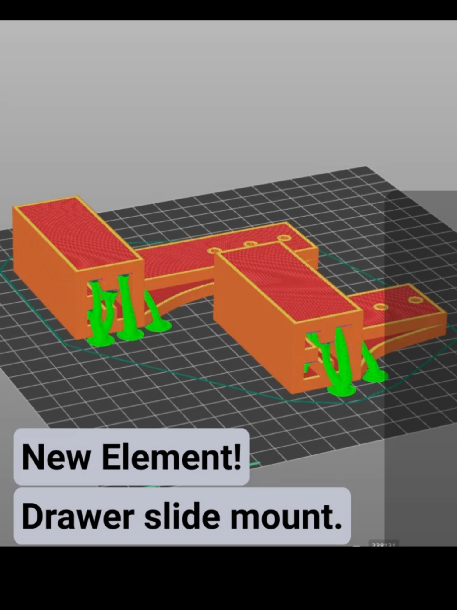 🚀 New part of the Onlybench system: Drawer Slide Mount. Customizable, modular, 3D printable. One more step toward the ultimate workspace. Follow the journey 👉 @onlybench3d #3Dprinting #Makers #workbench#ModularDesign#Onlybench #DIY #onlybench3d