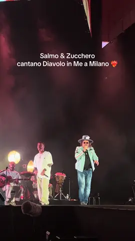 TU ACCENDI UN DIAVOLO IN MEEEE 🗣️ @Salmo Official @zuccherosugar #salmo #zucchero #concerts #davedere 