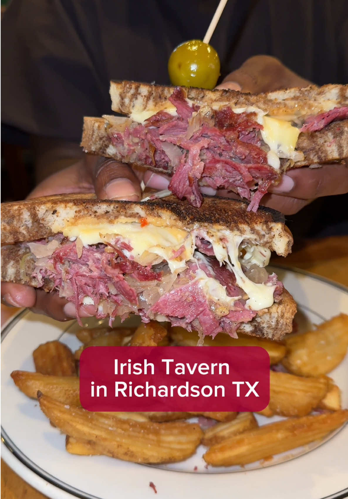 There’s an Irish tavern in the heart of Richardson TX that serves Irish food with a Texas twist. This spot has happy hour specials during the week and various theme nights that include trivia night on Wednesdays, karaoke night on Thursdays. They have live music you can enjoy some nights as well. Scotch eggs Fish & chips  Reuben sandwich  Shepherd’s pie  Irish cheesecake  Fried Oreos  We started things off with the Scotch eggs as an appetizer. They were alright, however the egg in the center was more soft boiled so it wasn’t our favorite. The fish and chips were pretty good and were fried hard. We’d recommend adding hot sauce for more flavor. The Reuben sandwich was definitely the star of the show and something we’ve never tried before. The meat was cooked perfectly and we’d absolutely recommend. They also have some really good desserts like their Irish cheesecake and fried Oreos.  If you’re looking for a new spot to try out, this spot has really affordable prices and the theme nights look like a fun time. Definitely check them out and go catch a vibe.  📍Gillespie’s Tavern 3600 Shire Blvd Richardson TX #dubbsgrubs #dfwfoodie #dallasfood #irish #tavern #richardson 