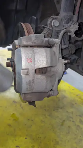 Toyota crown front brake service install new brake pads and rotor resurfacing 