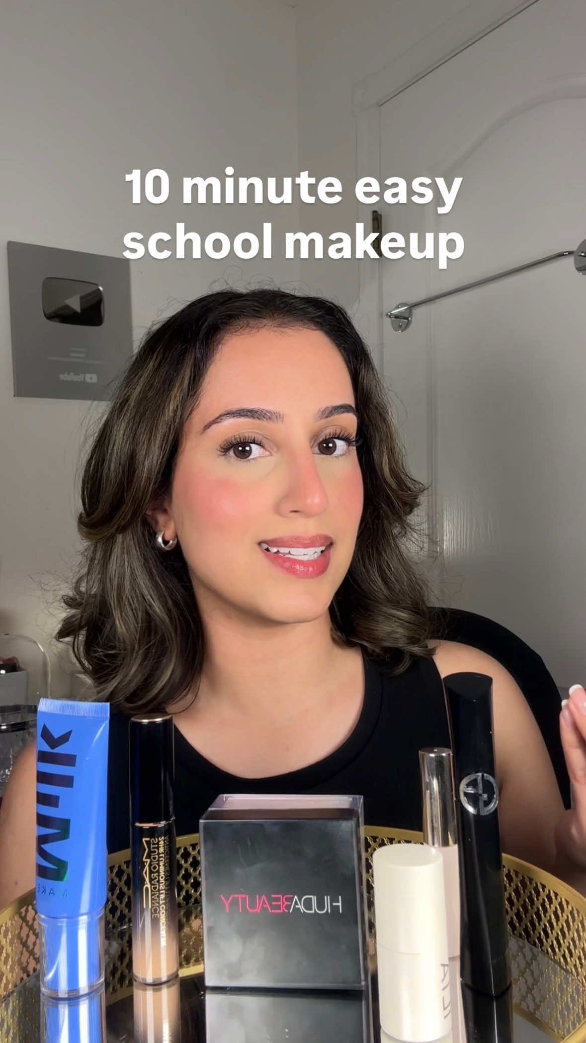 It’s back to school season 🍎✏️📚 Tried something different with a longer form video and a new setup. Lmk your thoughts! Products always will be linked in my bio under makeup/beauty recommendations! @ILIA Beauty @BenefitCosmeticsCA @Huda Beauty @milkmakeup @Rare Beauty @Armani beauty @CeraVe @maccosmetics @Kulfi Beauty  #backtoschool #makeuptutorial #10minutemakeup #beginnermakeup #schoolmakeup