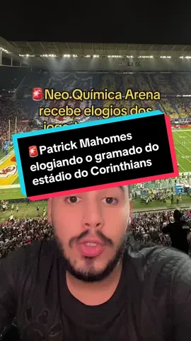 🚨Gramado do Estádio do Corinthians no jogo da NFL #corinthians #nfl #kansascitychiefs #chargers #neoquimicaarena 