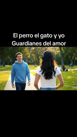 El perro el gato y yo guardianes del amor #musicabonita #musicainmortal #gusrdianesdelamor 