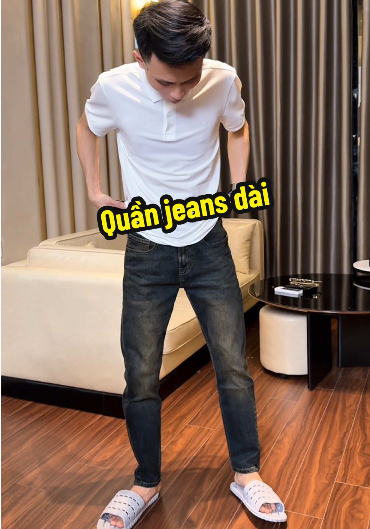 [QTV2] Quần jean nam co giãn #quanjean #thoitrang #huytrend 