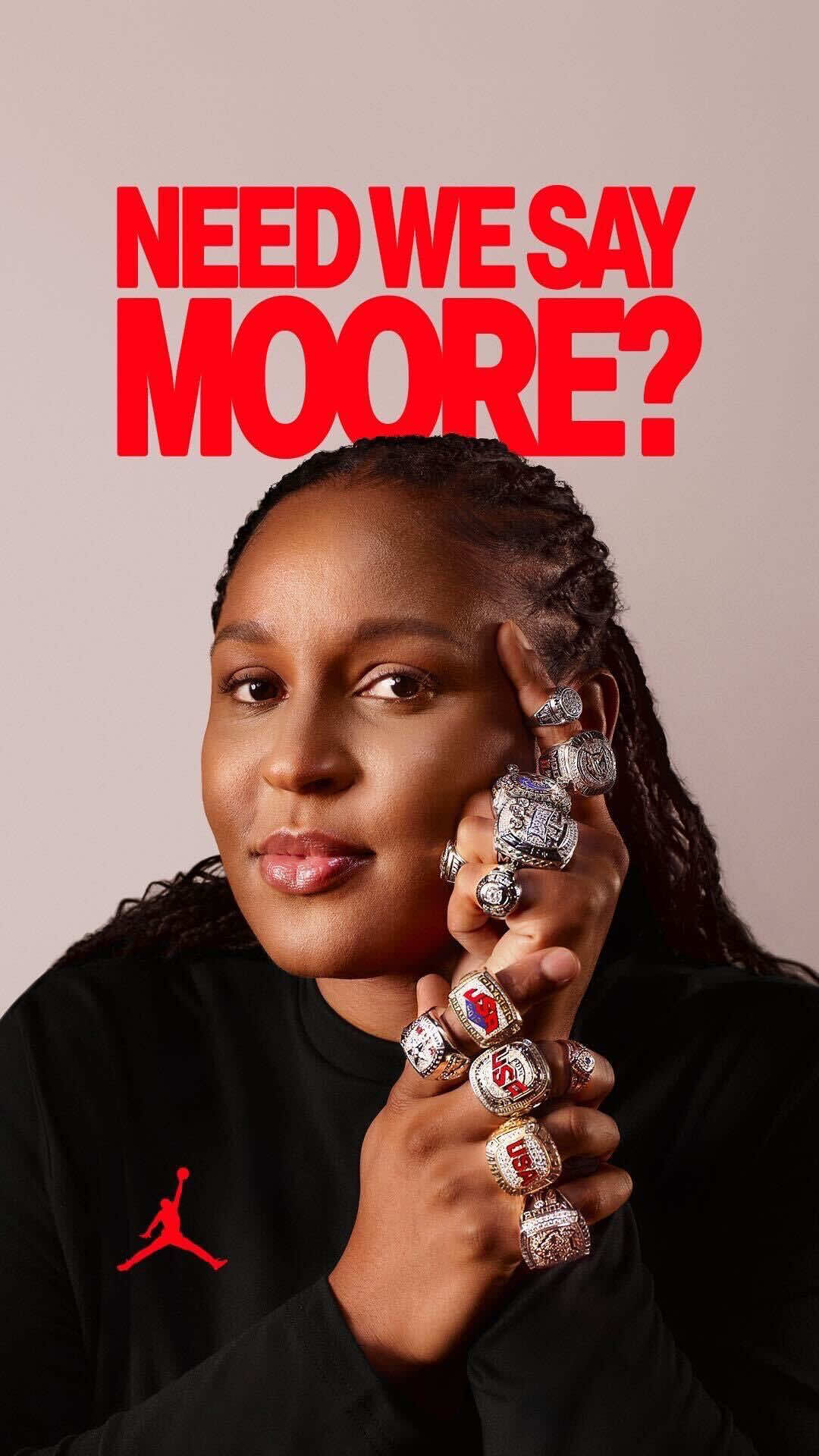 No caption necessary. Congrats, Maya Moore. 