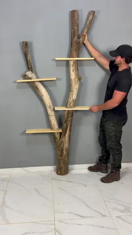 Ideia genial usando uma árvore seca 😲