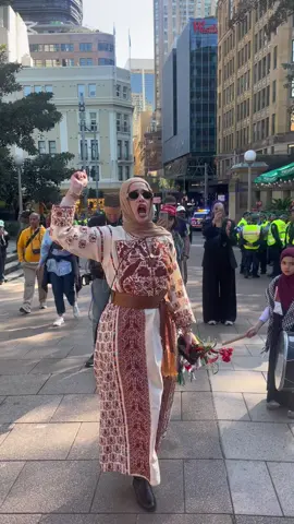 The lioness returns. @Assala leads with her heart and soul to scream for a free Palestine. We are the people, and we won’t be wont be silent.  #israelisaterrorstate #protest #sydney #liberationnow #freepalestine       🎵Emotional violin and strings