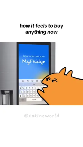 how it feels to buy anything these days  fridge voiced by @SCRUMP   #animation #catino #catinoworld