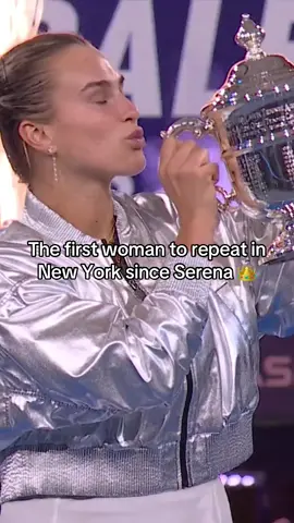 Making history #arynasabalenka #USOpen #tennis 