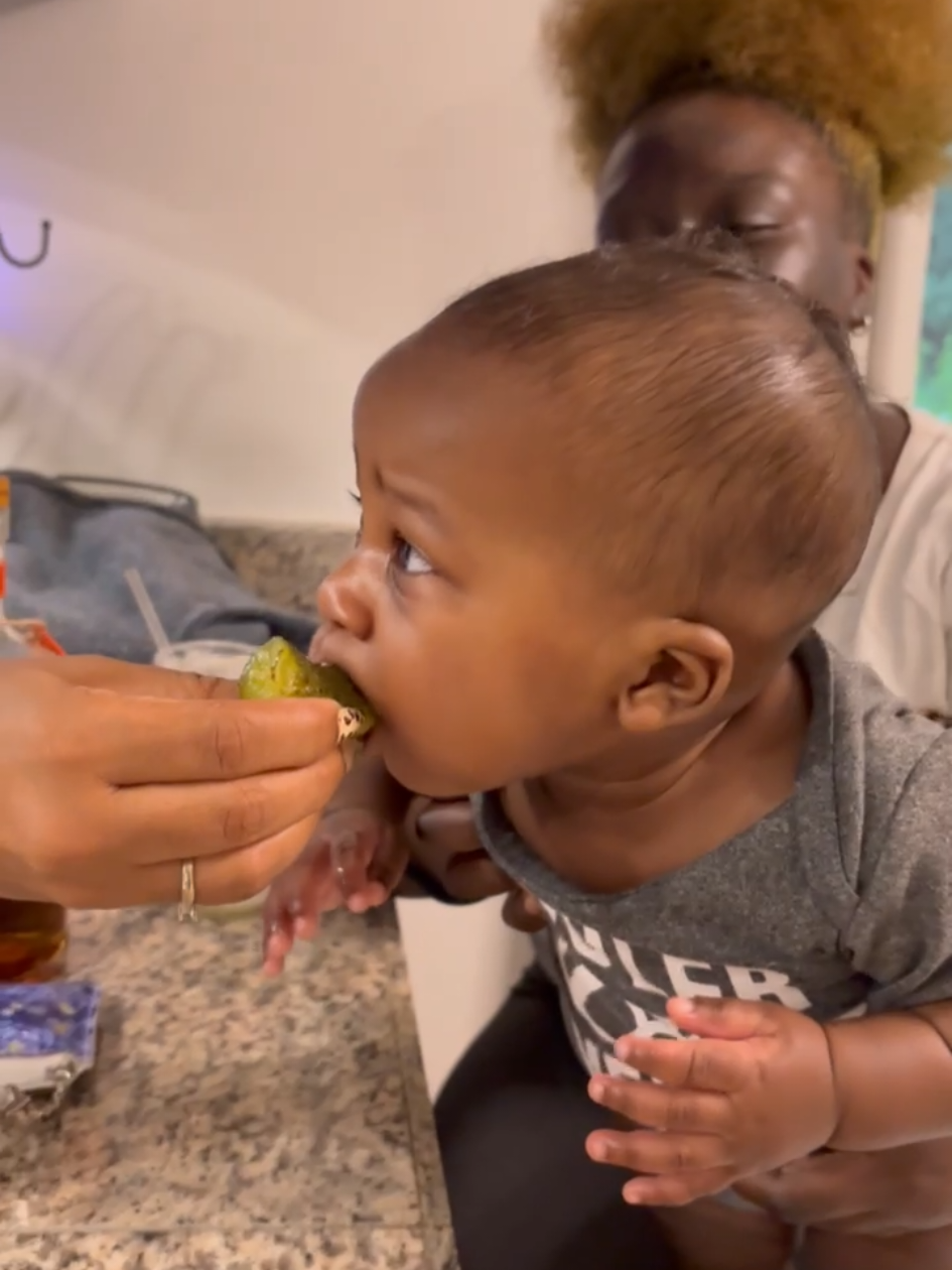 Just a quick snack 🤣  #snack #babytok #pickles 