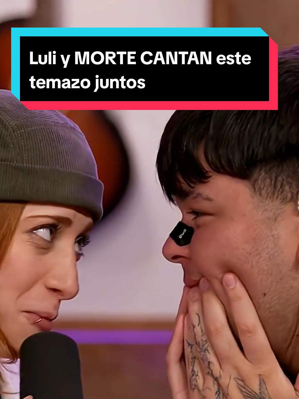 LULI Y MORTE CANTAN ESTE TEMAZO JUNTOS #luligonzalez  #mortedor #olga #tapadosdelaburo #kick 