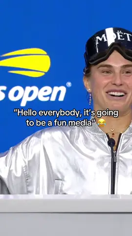 Mood after winning the US Open #arynasabalenka #USOpen #tennis 