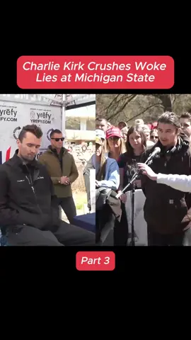 Charlie Kirk Crushes Woke Lies at Michigan State #charliekirk #charliekirkshow 