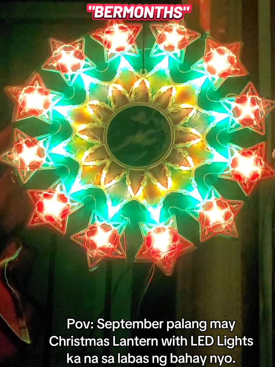 Ito na ang sign para maglagay ka na din ng Christmas Parol/Lantern sa labas ng bahay nyo. 🙂 #christmas #bermonths #ledchristmaslights #christmaslantern #christmaslights 