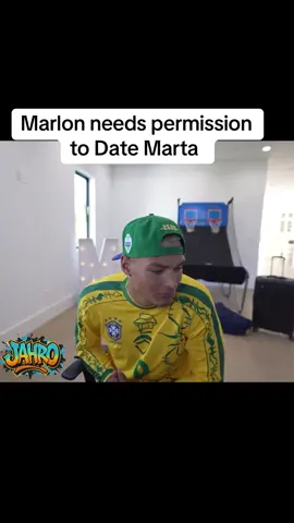 Marlon needs permission to date Marta 🗿🔓 #marlon #marta #date #twitch #crazy 