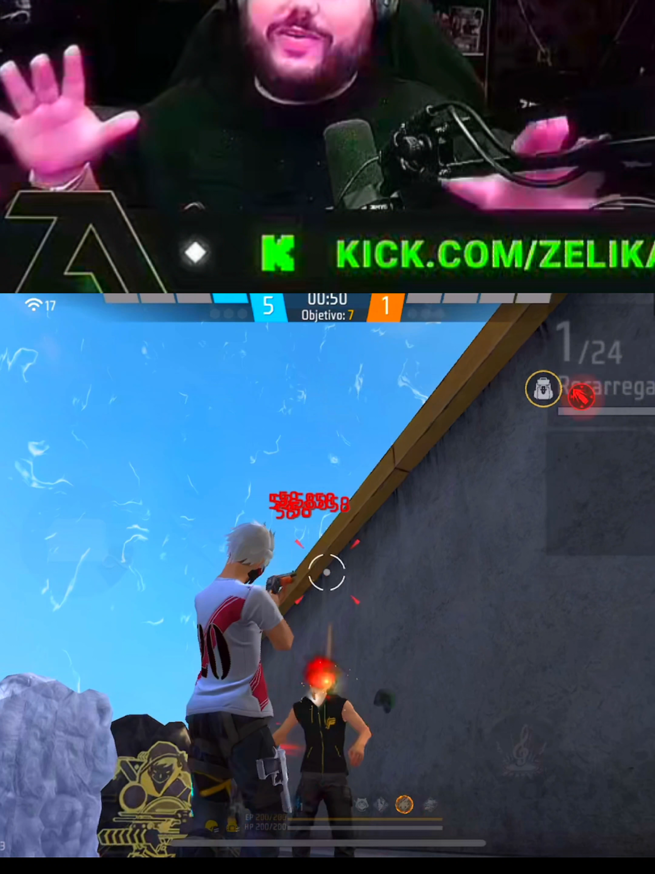 Gracias Zelika 🥷☠️ #zelika #freefire #freefiremax #freestyleff #gaming 