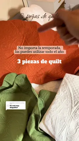 Respuesta a @Rosa Isela no importa la temporada, la puedes utilizar todo el año #quilt #quiltbedspread #quiltbedding #imperialhomeware #tiktoklabordaysale @Imperial Homeware 