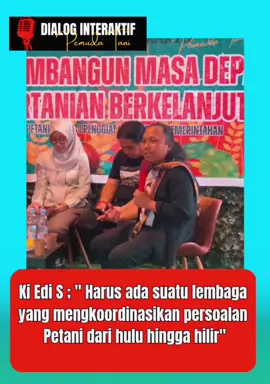 carut marutnya dunia Pertanian diperlukan ada lembaga yang bisa mengkoordinasikan