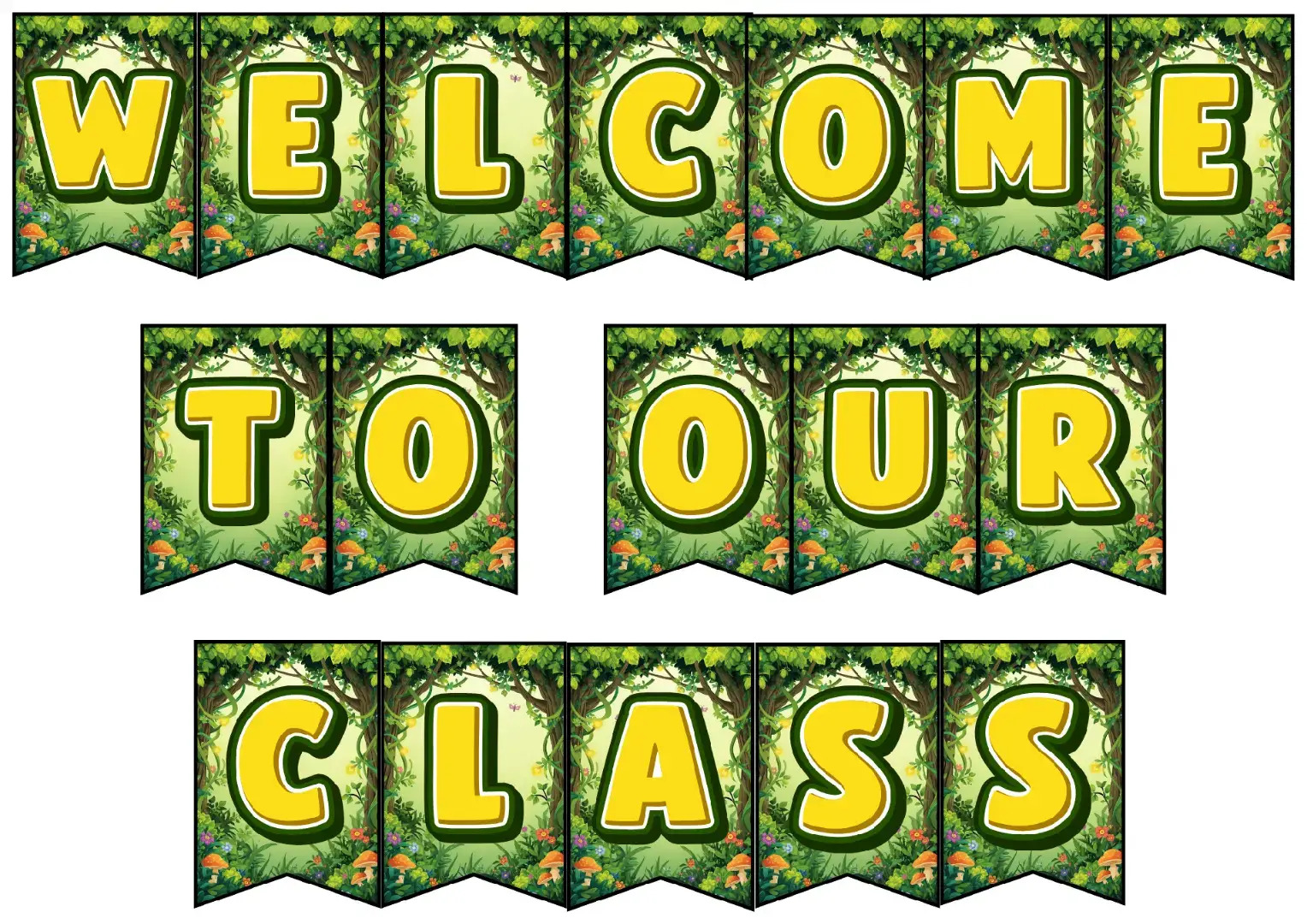 📑 Hiasan Kelas Tema Hutan – 54 lembar A4, full color 🦁 Poster Welcome | Stop Bullying | 4 Kata Ajaib | Pojok Literasi & lainnya 🎯 Bikin kelas makin hidup & anak-anak makin semangat belajar! 👇 Link lengkap di kolom komentar #HiasKelas #DekorasiKelas #TemaHutan #PosterKelas #AnakHebat