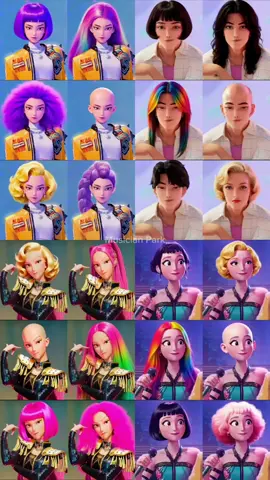 KPop Demon Hunters & Hair Style singing 