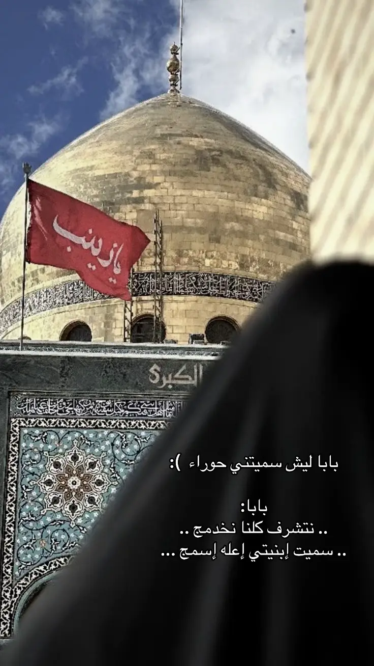 نتشرف كلنا نخدمج🥹🥹🥹💔. #foryou #fyp #السيدة_زينب #السيدة_زينب_سلام_الله_عليها #السيدة_زينب_سلام_الله_عليها 