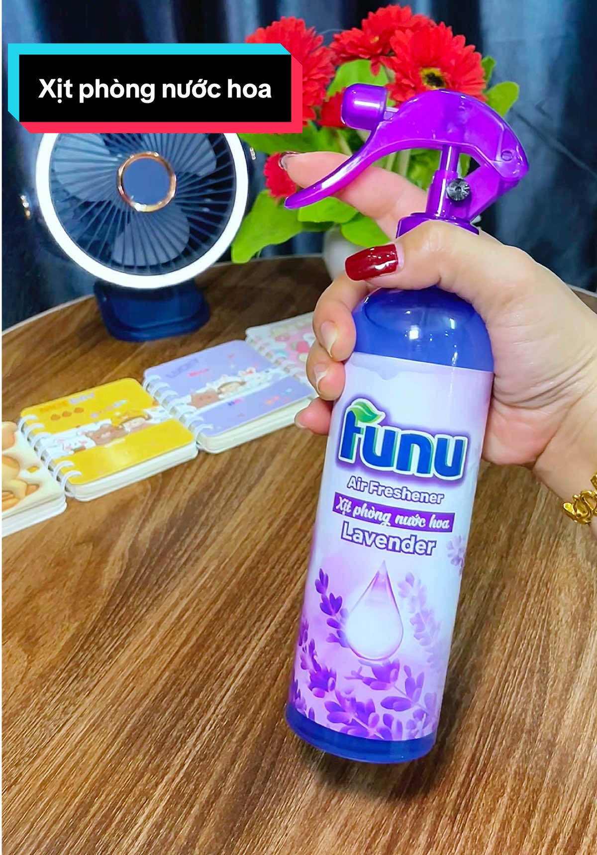 Xịt phòng hương nước hoa Funu có 4 hương cho mình tuỳ chọn  @Ngọc Lanh (Mẹ Cutin) #xitphongfunu #xitphong #xitkhumui #ngoclanhmecutin #xuhướng 