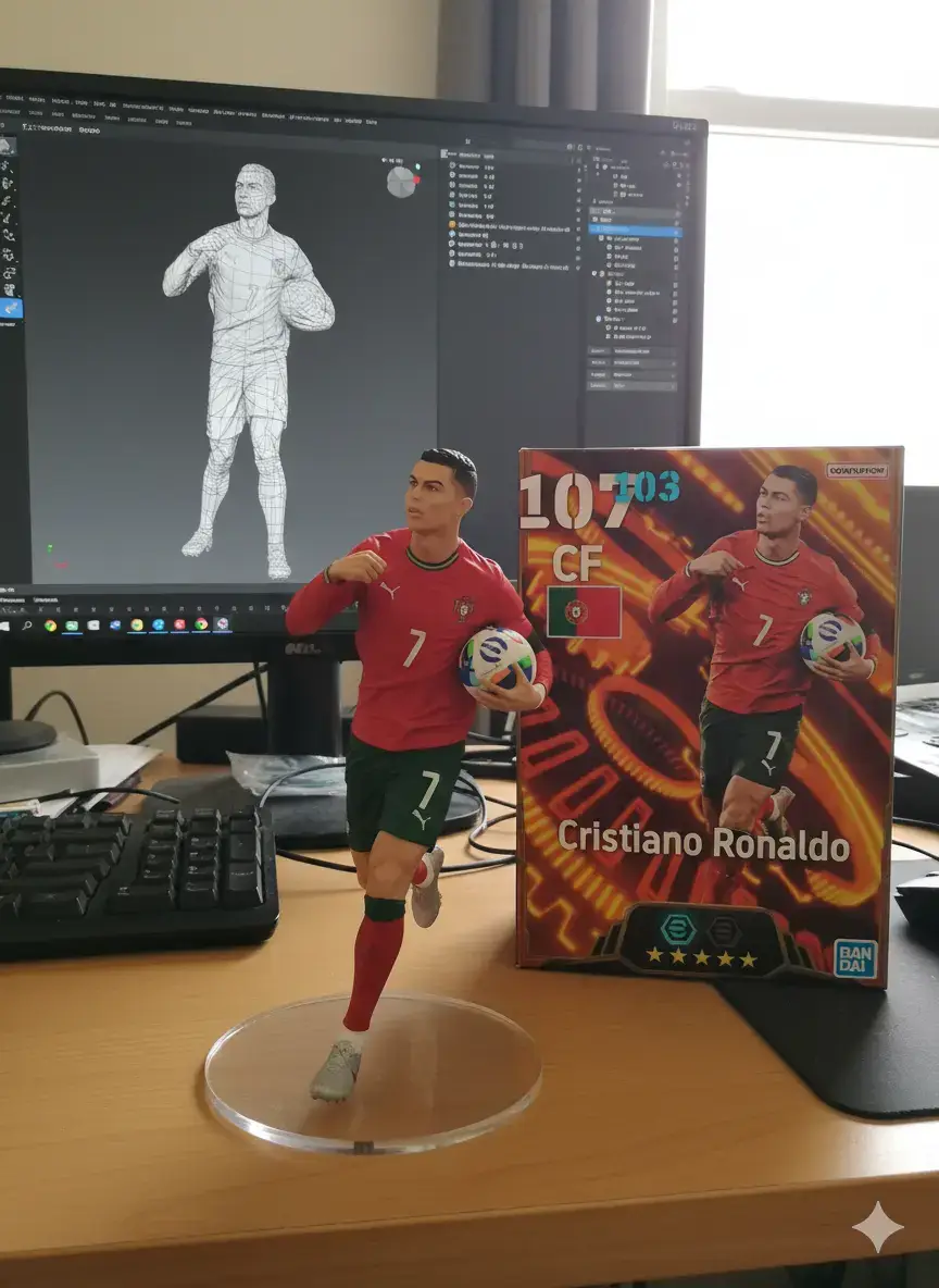 Versi CR7🇵🇹#cristianoronaldo #cr7goat🐐 #geminiai #efootball #ai 