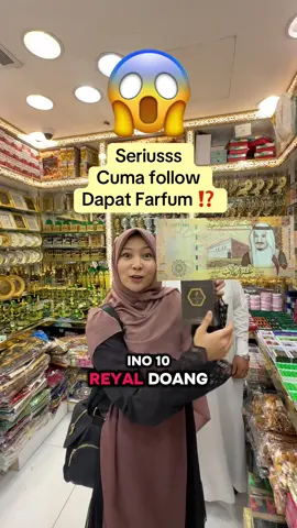 10 reyal doang+follow = dapet parfum 😱‼️ayo follow biar tau next promo gila lainnya‼️@wuc @Boss mustafa #F#FarfumMadinahP#PromoGilaB#BeneranAtauPrankM#MadinahVibesgratisanlover 