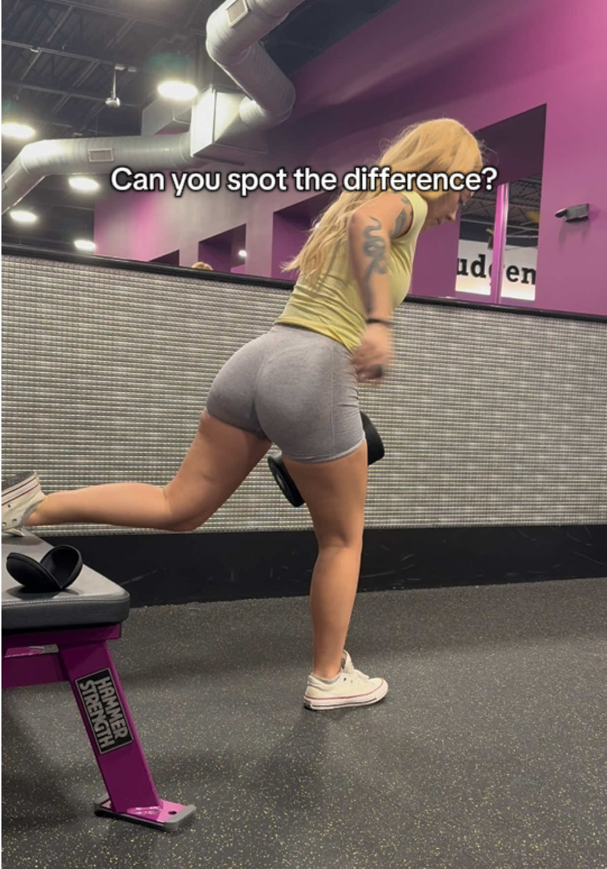 It’s time to step up your at home workouts with this foldable weight bench! Perfect for leg and arm days because it super adjustable for any workout! Lightweight and easy to carry and store when you need more room. Amazing quality and perfect addition to any home gym or workout area🏋🏼‍♀️✨ Linked in the video and In my showcase  #homeworkout #glutesworkout #workoutequipment #gymgirl #homegym 