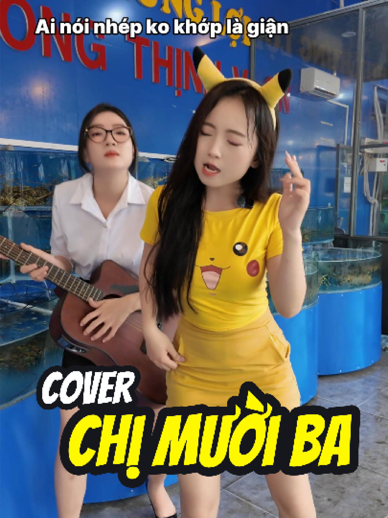 Hát dở thì Pikachu nhép Chị 13 #huyhungloi #xuhuong2025 #tiktokgiaitri #chimuoiba