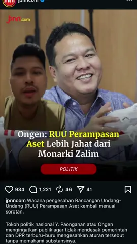 RUU perampasan aset lebih zholim