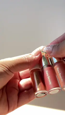 My obsession: the dreamiest Rare Beauty trio 🫶🏻  A little blush + a glow that lasts all day = instant confidence boost ✨   #RareBeauty @Rare Beauty 