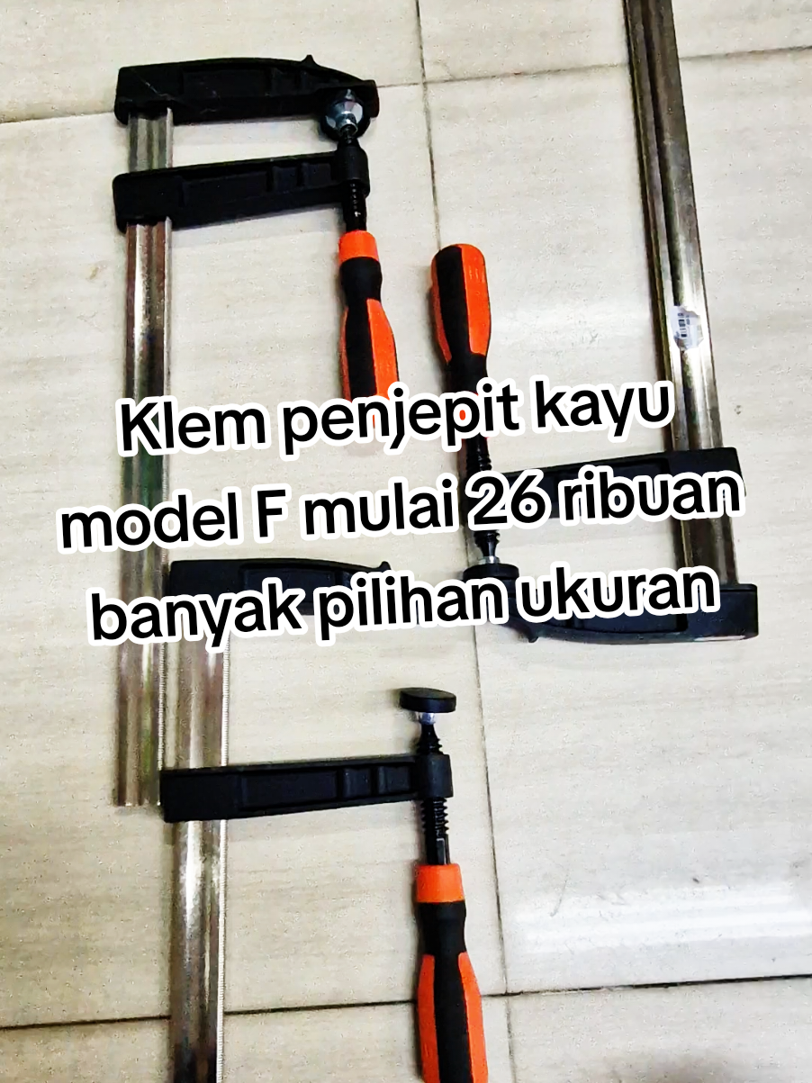 Catok F klem penjepit kayu mulai 26 ribuan #catokf #catokkayu #klemkayu #gajiansale #promoguncang99 