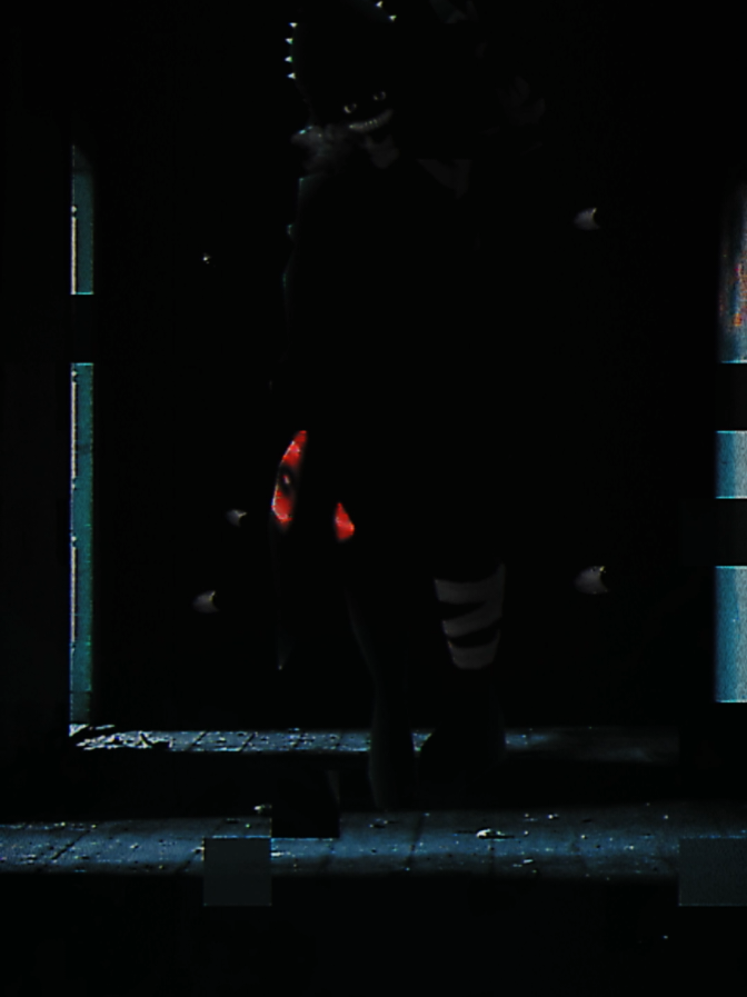 Something approaches from the darkness.... #vtuber #horror #animation #meatcore #analoghorror 