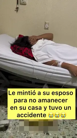 le mintio a su esposo y tuvo un accidente #fyp #tiktok #accidents 