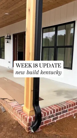 WEEK 18 UPDATE From Labor Day progress to getting the KEYS on Friday — this week was a rollercoaster. 😅 🔥 Fireplace grout 💡 Light fixtures  🔌 @GE Appliances delivered + installed 🔨 Carpet in the boys’ bedrooms 🎨 Paint touch-ups 🚪Front door fiasco + fix with @sherwinwilliams Brevity Brown 🧽 Final clean + walk-through 📸 Professional pictures 🔑 It’s ours!  We’ve still got excavation, driveway, and landscaping ahead, but the inside is finally DONE! I cannot thank this community enough for the encouragement, advice, and love through the entire process. Your support is why I’ve shared every step. 🫶🏼 Stay tuned!! Next up is move-in, decor, and all the little details that make a house a home. 🚚🏡 #fyp #NewBuild #CustomHome #MoveInReady #NewHomeBuild 