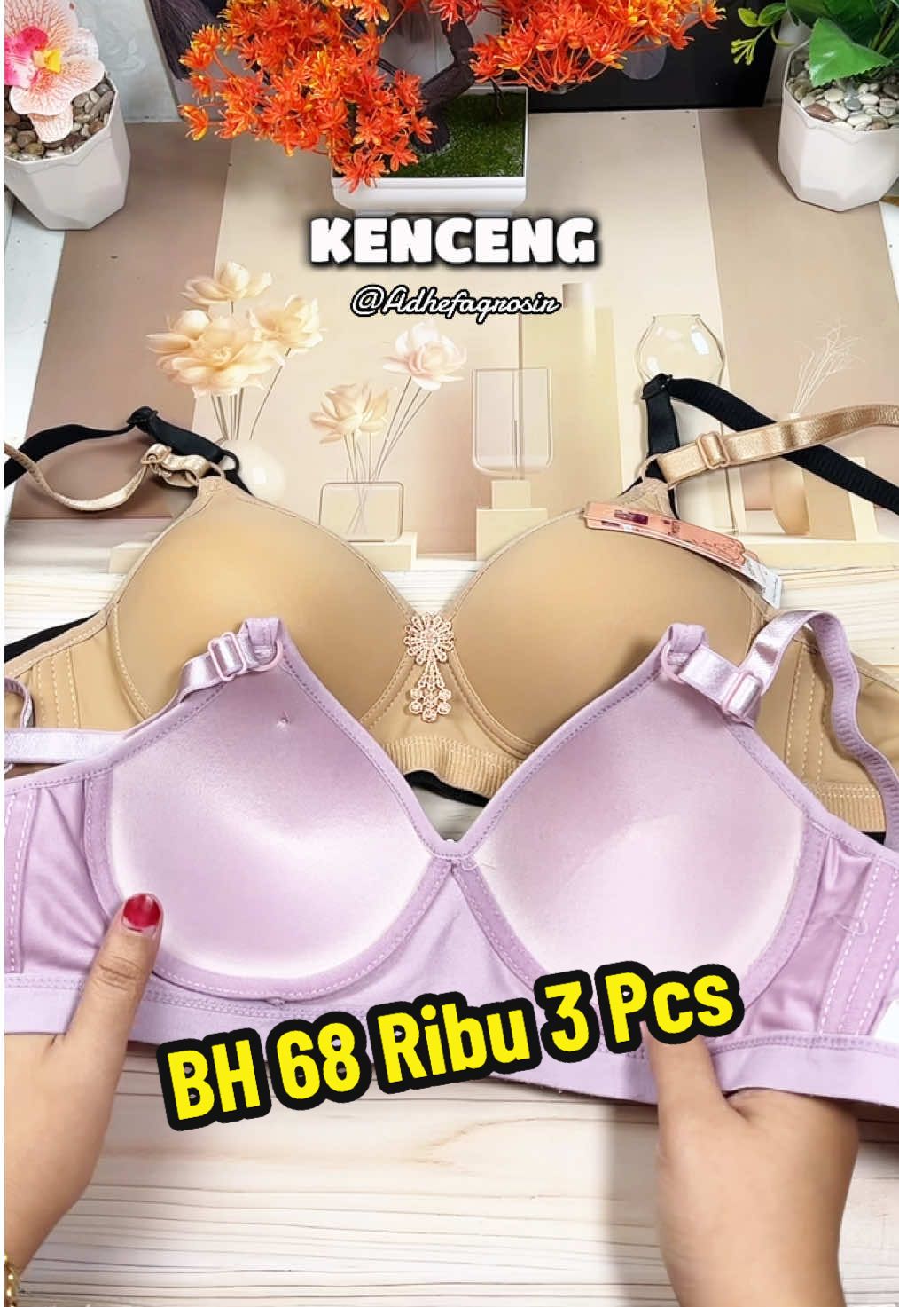 Wah cantik bgt wajib punya sih bun yg mau klik Kranjang kuning aku sekrng yah#bh #bra #pushup #promo #daleman 