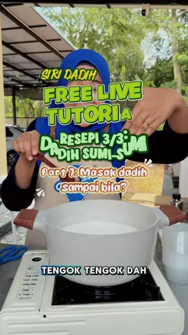 Mudah kan buat dadih sekarang ni #marissabrand #dadihmarissa #dadih #sapotlokal 
