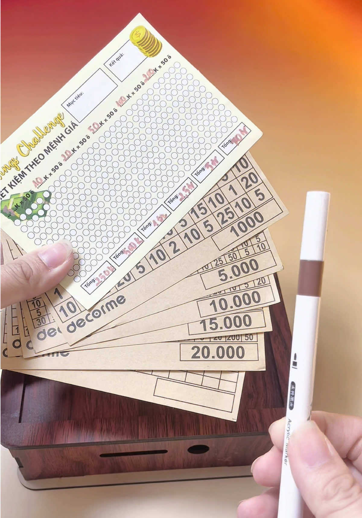 Hộp gỗ tiết kiệm tiền #hopgotietkiemtien #hopgotietkiem #hangdovilla  @Hằng DoVilla 